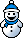 Schneemann Smilies (18) Smiley – Schneemann